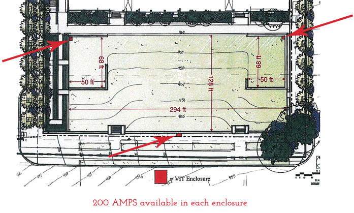 200 ams available in each enclosure